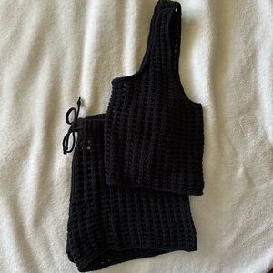 Wild Fable Black Crochet Set